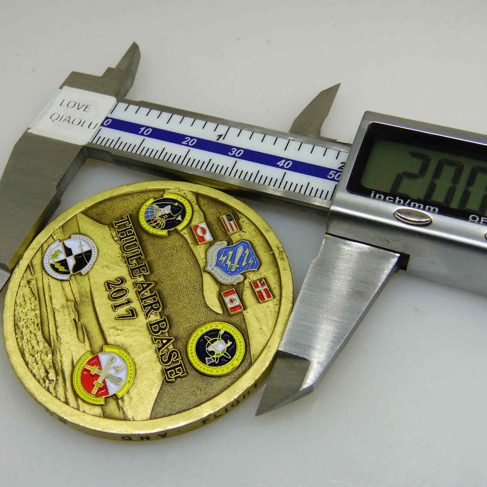 THULE AIR BASE 2017 AIRFIELD OPERATIONS CHALLENGE COIN