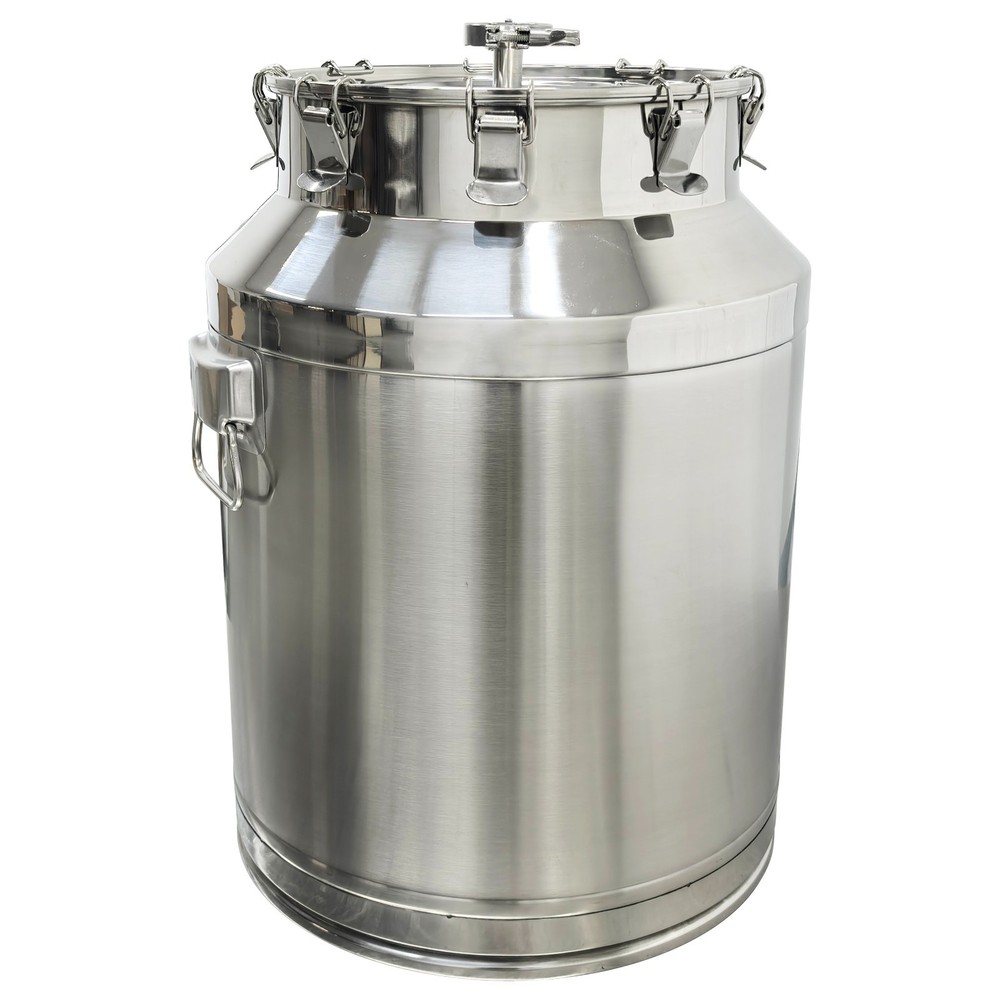 64L Stainless Steel Fermenter/Storage Tank for Wine Brewing, Storage, Transport