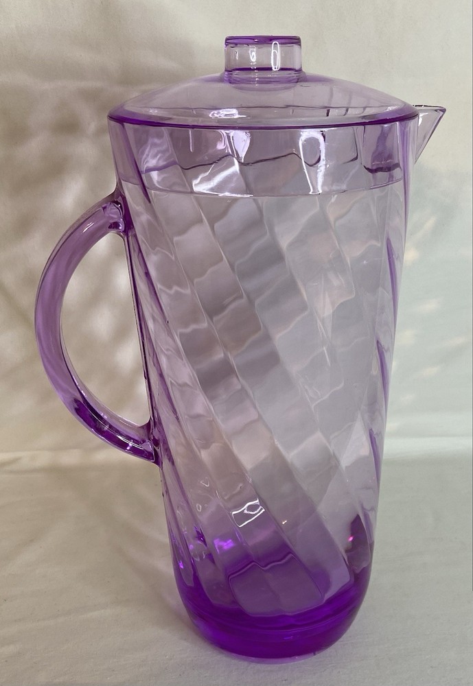 Pitcher 3 Quart Purple Swirl