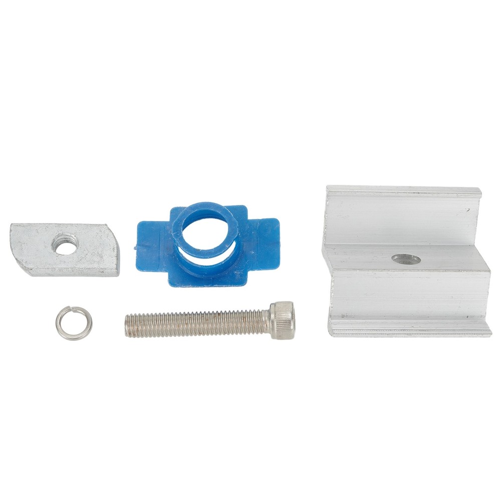 12X For Mounting Rail Solar Panel Bracket Clamps Module Clamp Solar Panel Holder