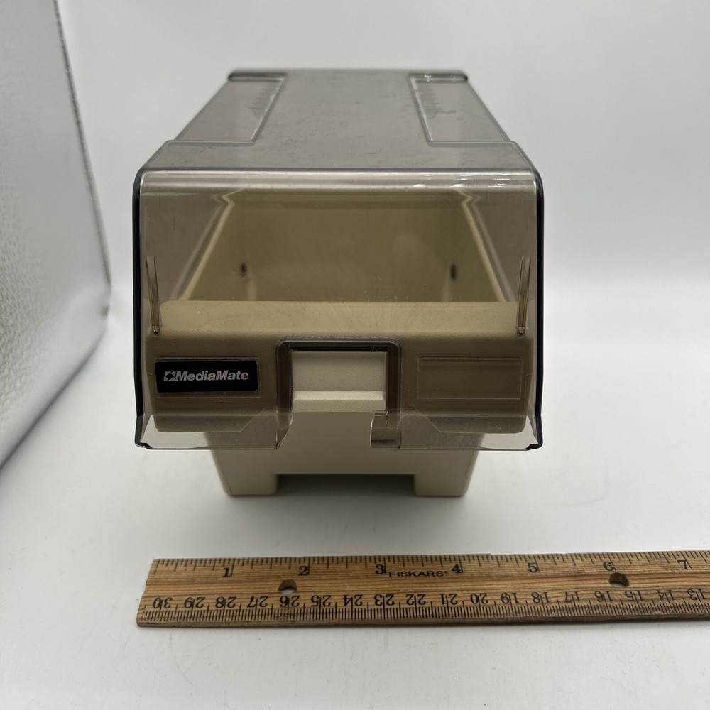 MEDIAMATE MEDIA MATE FLOPPY DISK STORAGE BOX CONTAINER 💽 SOFTWARE ORGANIZER VTG