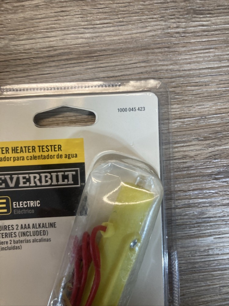 Everbilt Water Heater Continuity Tester See Notes
