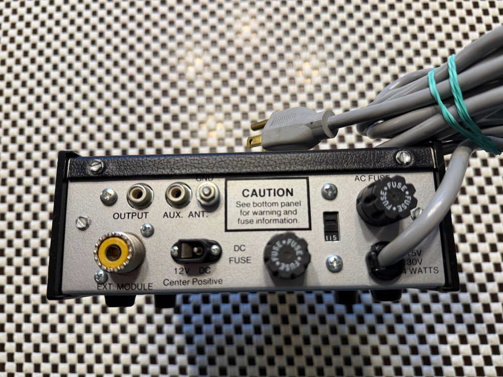 Three Dymek DA 100D antenna system indoor control units