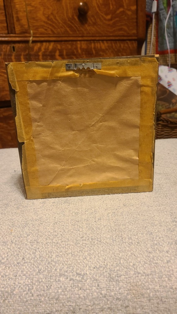 Vintage Cross Stitch Framed Coffee Break