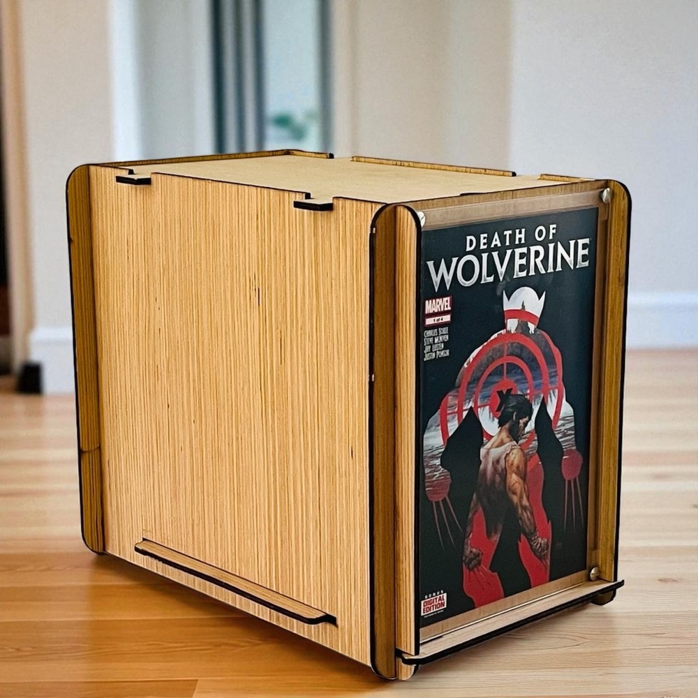 Comic Storage & Display Box PLUS Marvel's Death of Wolverine Issue #1 Comic