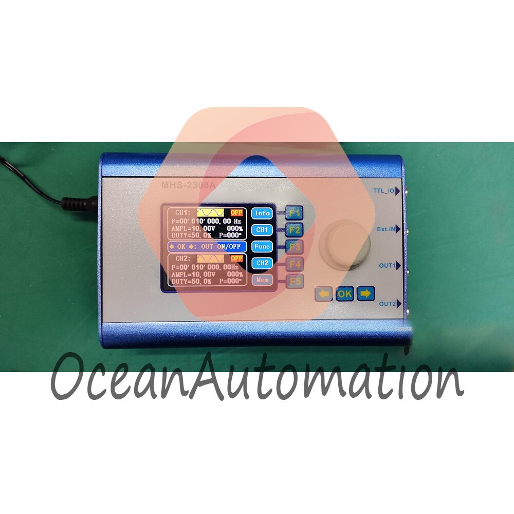 New 1Pcs DDS Arbitrary Waveform Function Signal Generator For MHS2300A