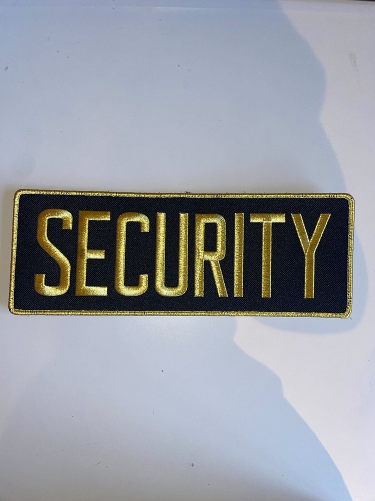 Tactical 365 Security patch Hook & Loop -Black/Gold