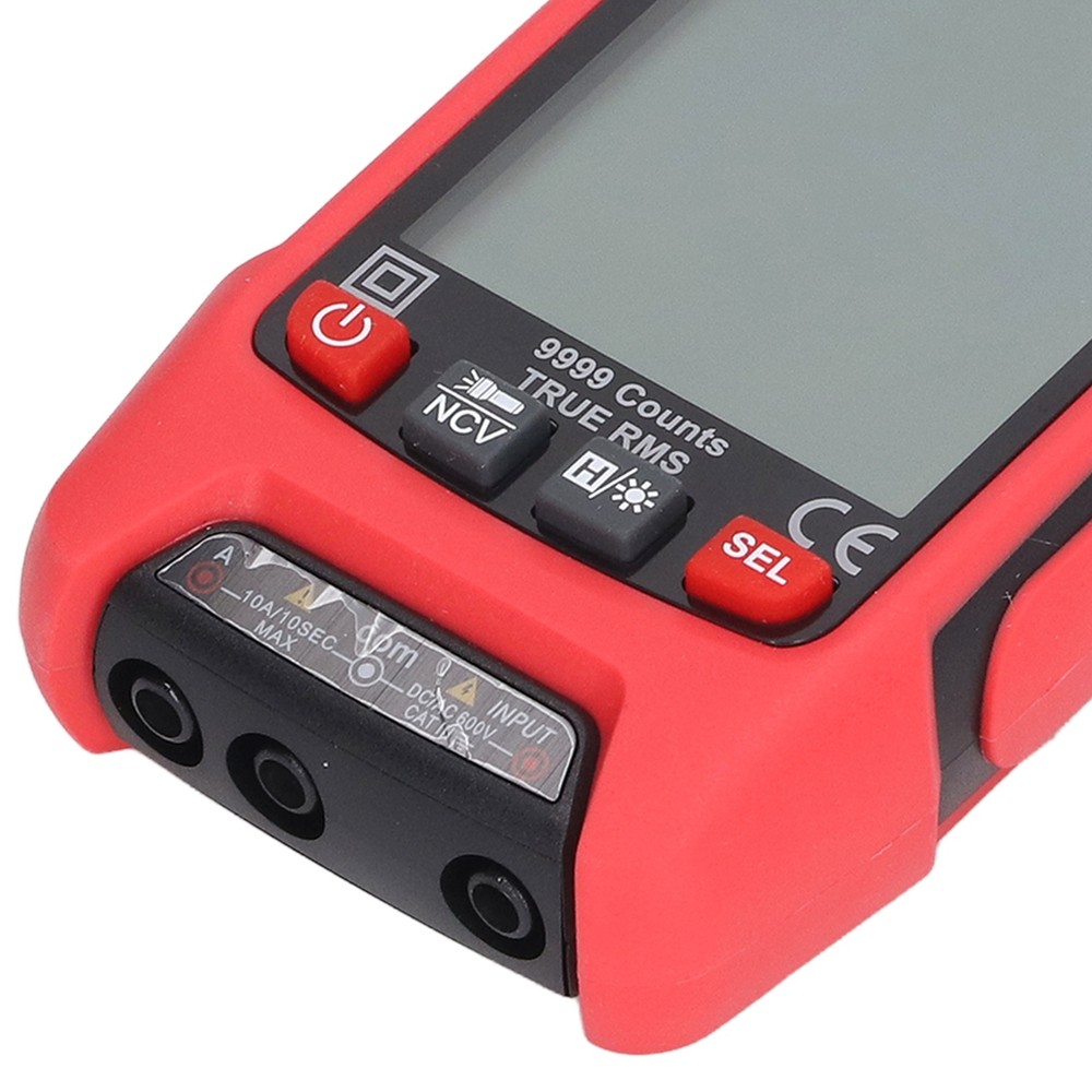Digital Multimeter Anti Burning Automatic LCD Backlit NCV Volt Amp Meter FEI