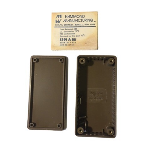 Hammond 1591ABR Plastic Fireproof Enclosure/ Hobby Box/ Electronics