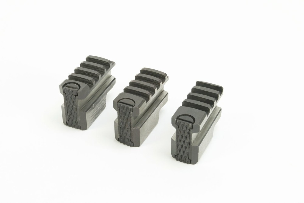 Steel Dragon Tools® 1215 Chuck Jaws & Inserts for Pipe Threading Machine