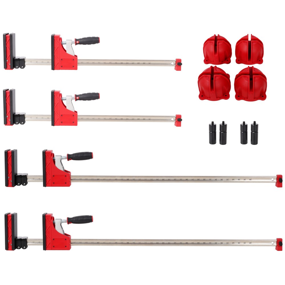 12PCS Parallel Clamp Kits, 24" Clmap(2pcs)+40" Clmap(2pcs)