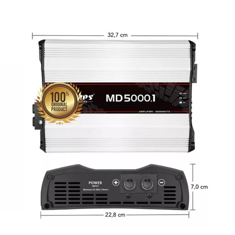Taramps Amplifier MD 5000.1 Channel 5000 Watts 1OHM RMS Class D Mono Module