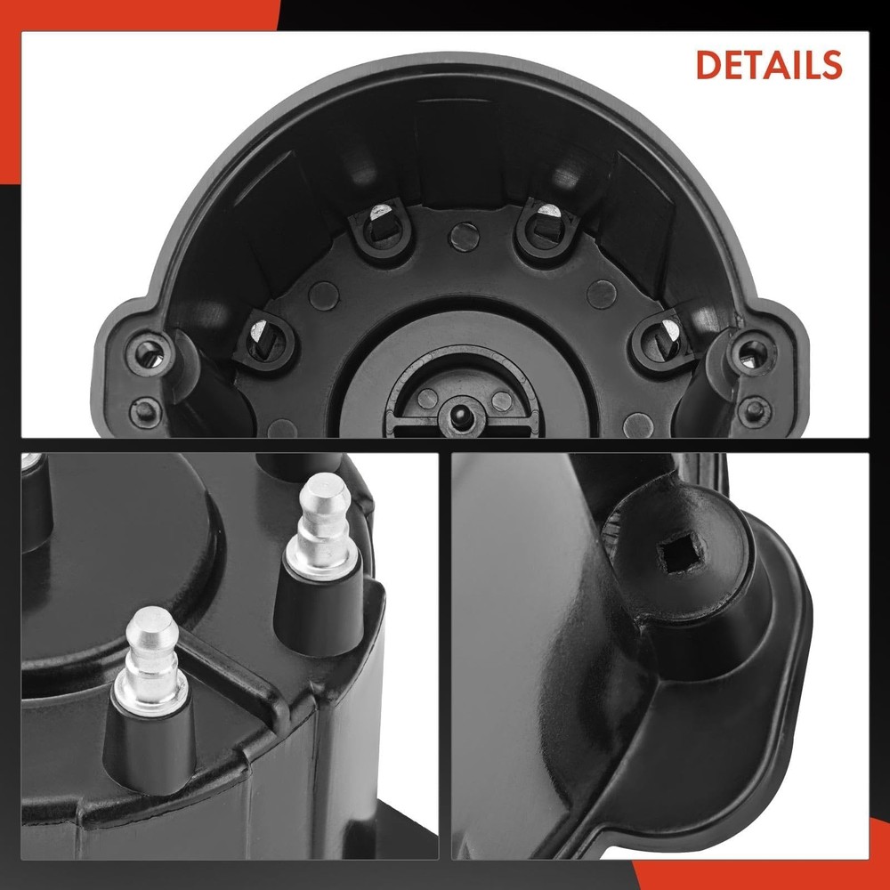 A-Premium Ignition Distributor Cap Compatible with GMC, Chevy & Cadillac