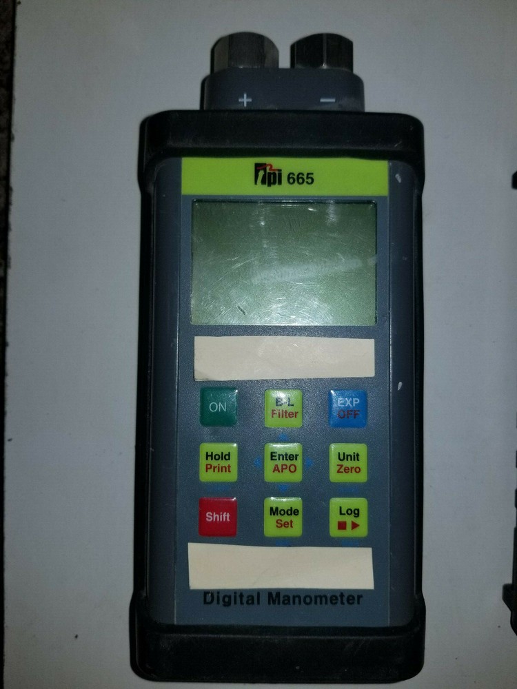 TPI 665 Differential Manometer, Dual Input