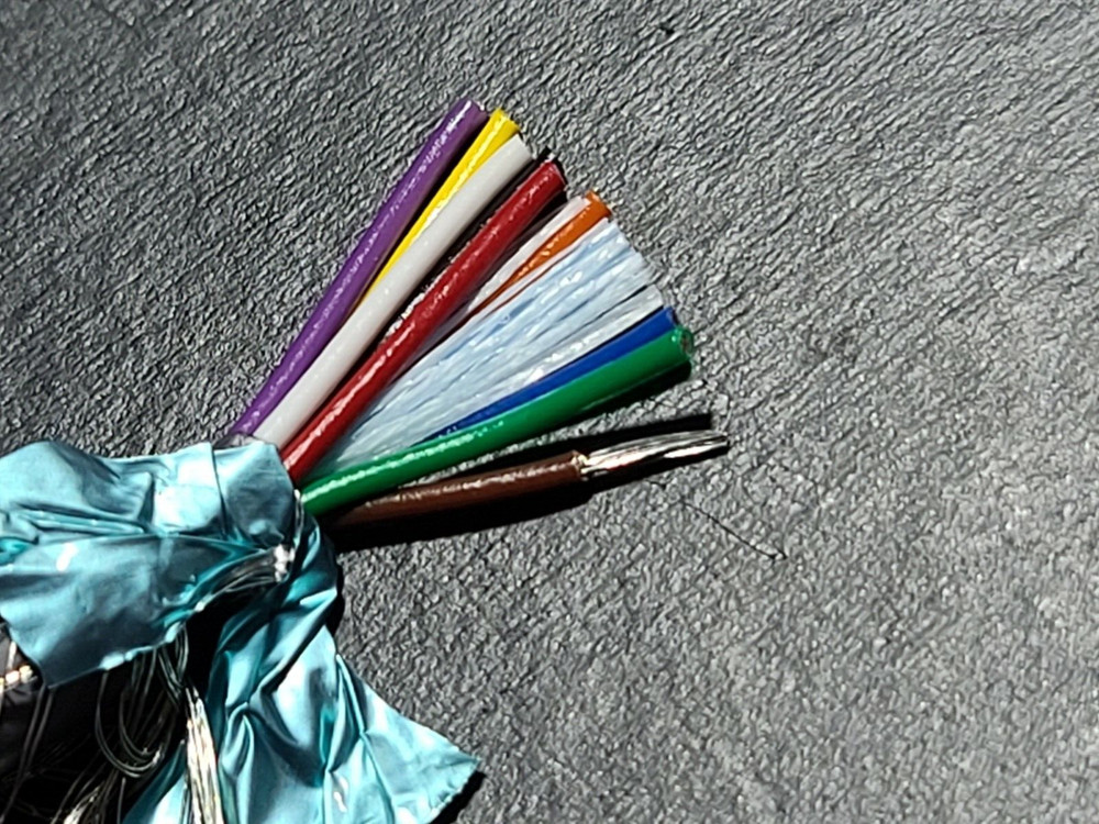 Alpha Wire 6345 22/9C Multi-Shielded Control/Communication Cable Gray /10ft