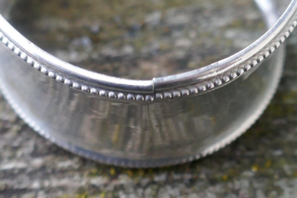 Antique German .800 Fine Silver Napkin Ring