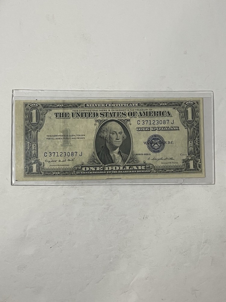 1935 G $1 Silver Certificate C - J