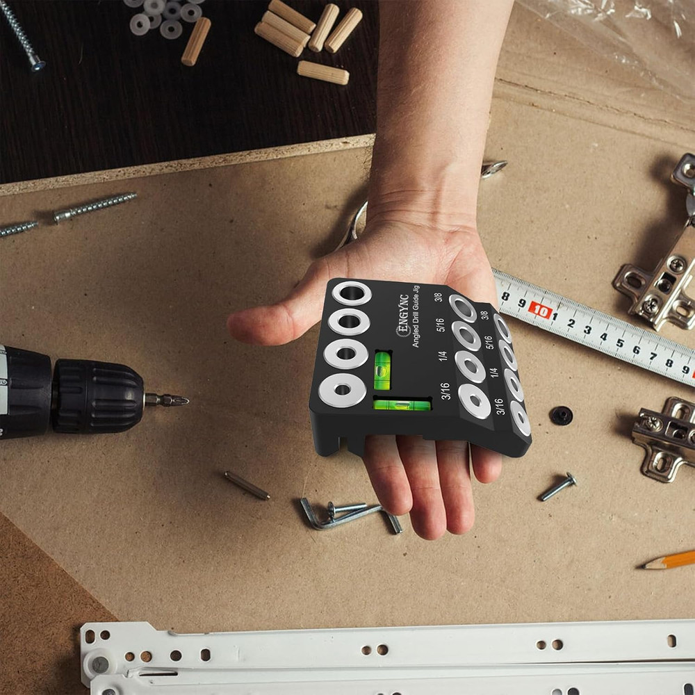 Adjustable Angled Drill Guide Jig 30° 45° 90°