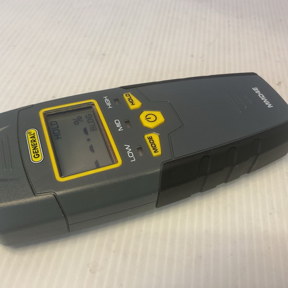 General Tools MMD4E Pin Type Digital Moisture Meter Wood Drywall