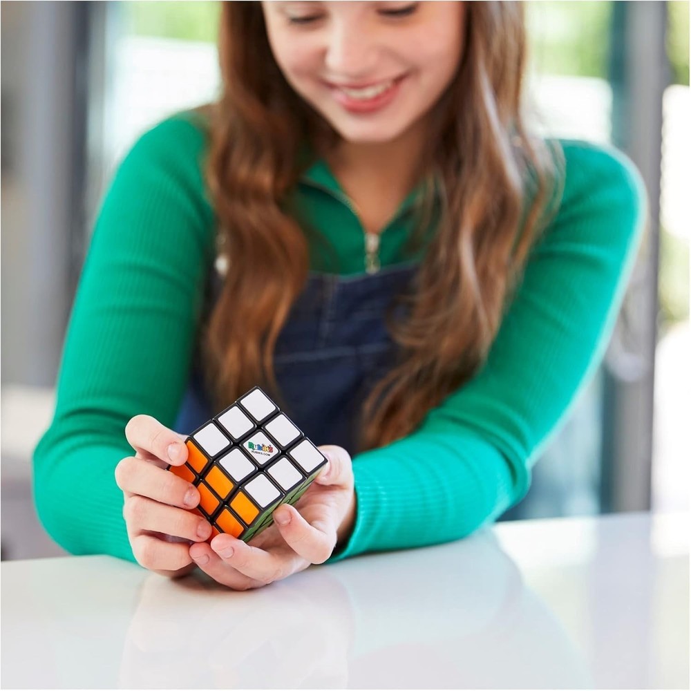 Rubik's Cube, The Original 3x3 Cube, Problem-Solving Brain Teaser, Color-Matchin