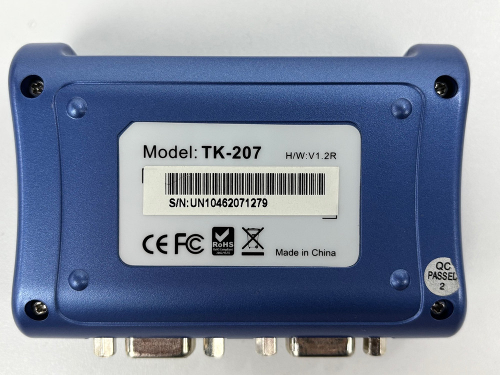 TRENDnet TK207 2-port USB Blue KVM Switch Cable Kit + Cables