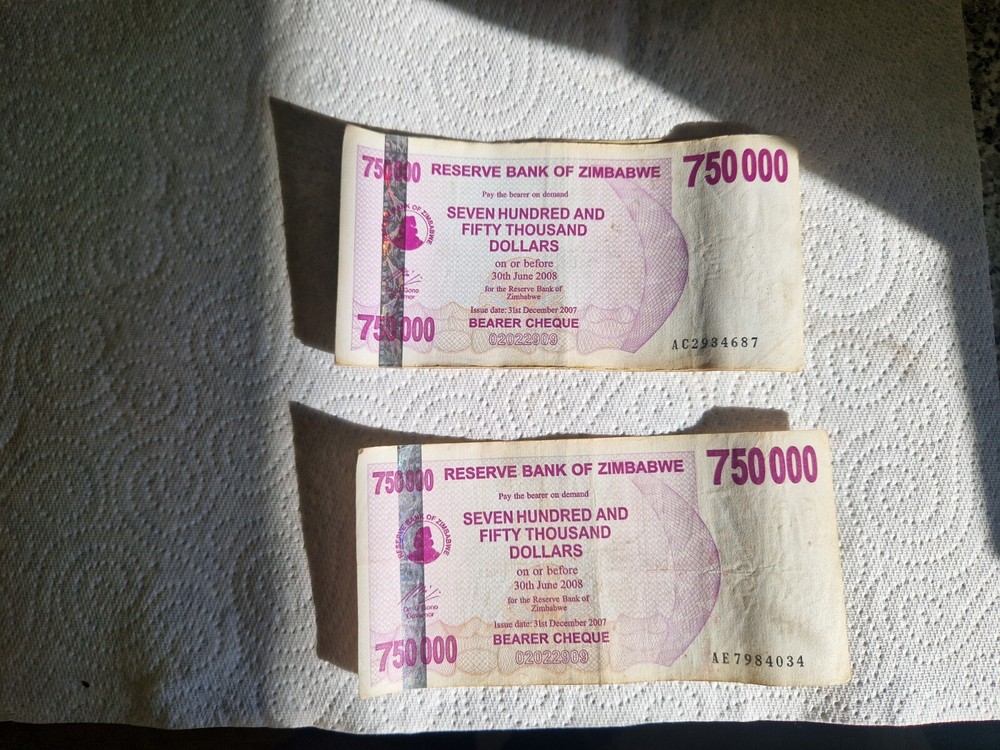 zimbabwe banknotes