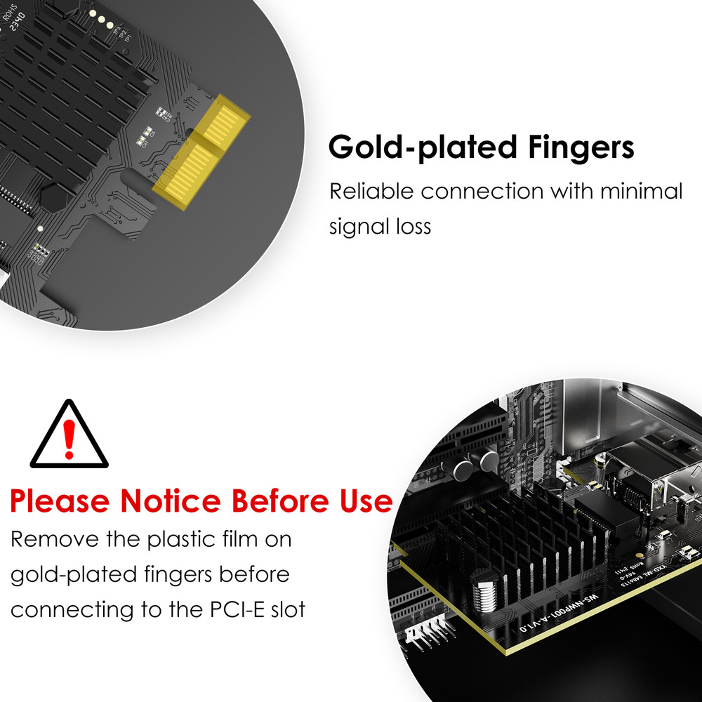 1G PCIe Network Card RTL8111H 1000Mbps Ethernet Adapter for Windows/Linux
