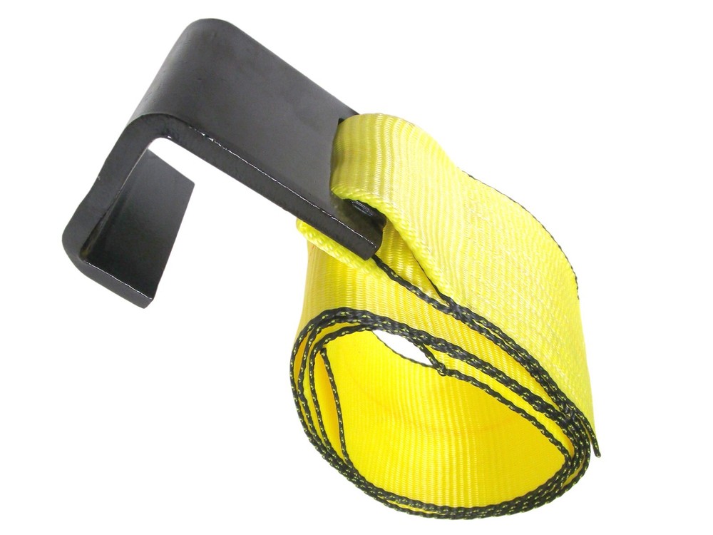 4" x 6' Roll Off Container Winch Strap with Flat Hook 5,400 lbs