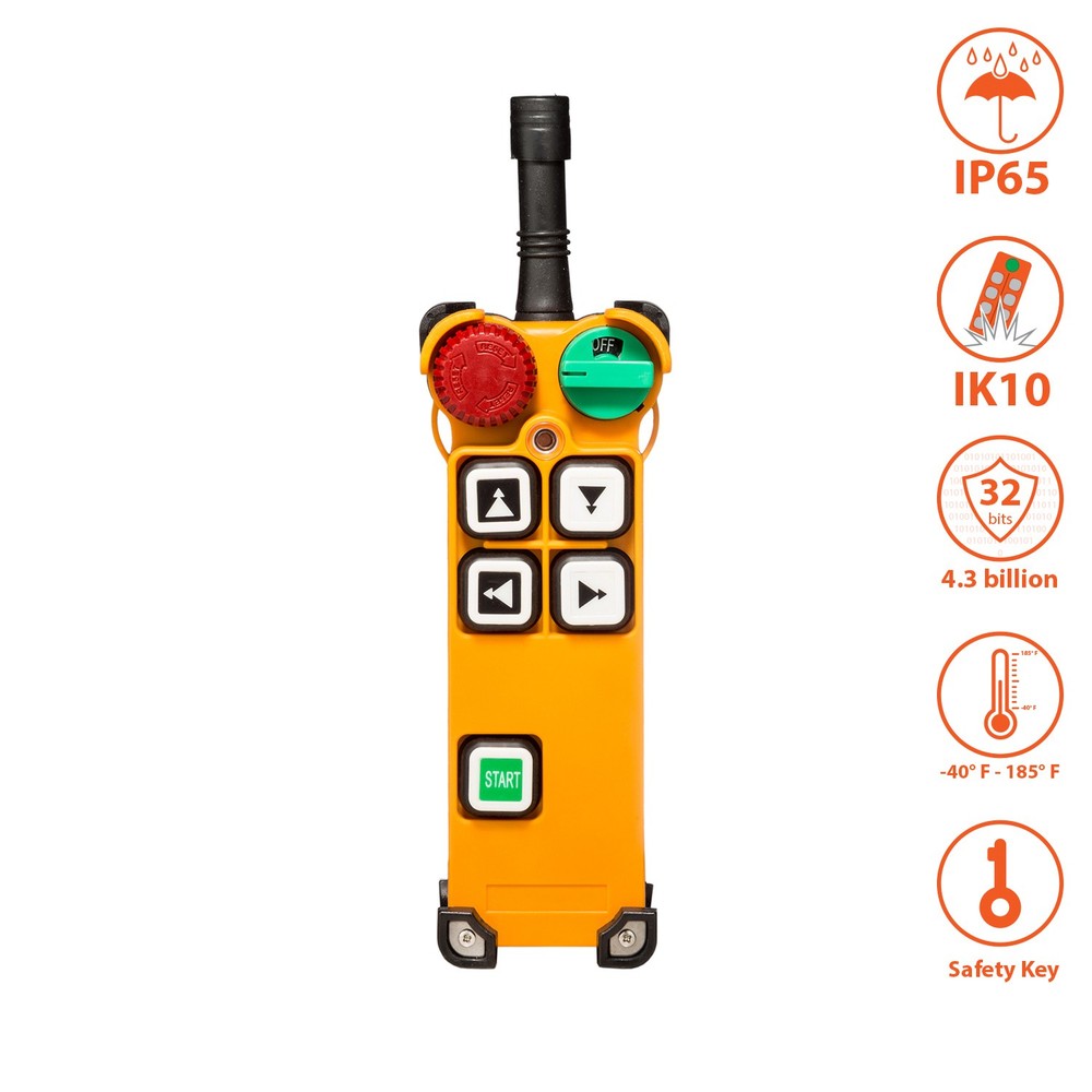 F21 Transmitter (only) 4 Buttons Two Speed