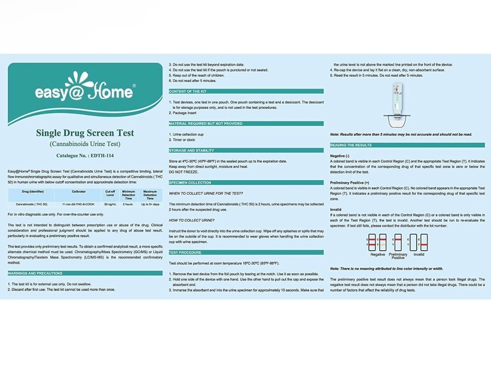 MARIJUANA URINE TEST