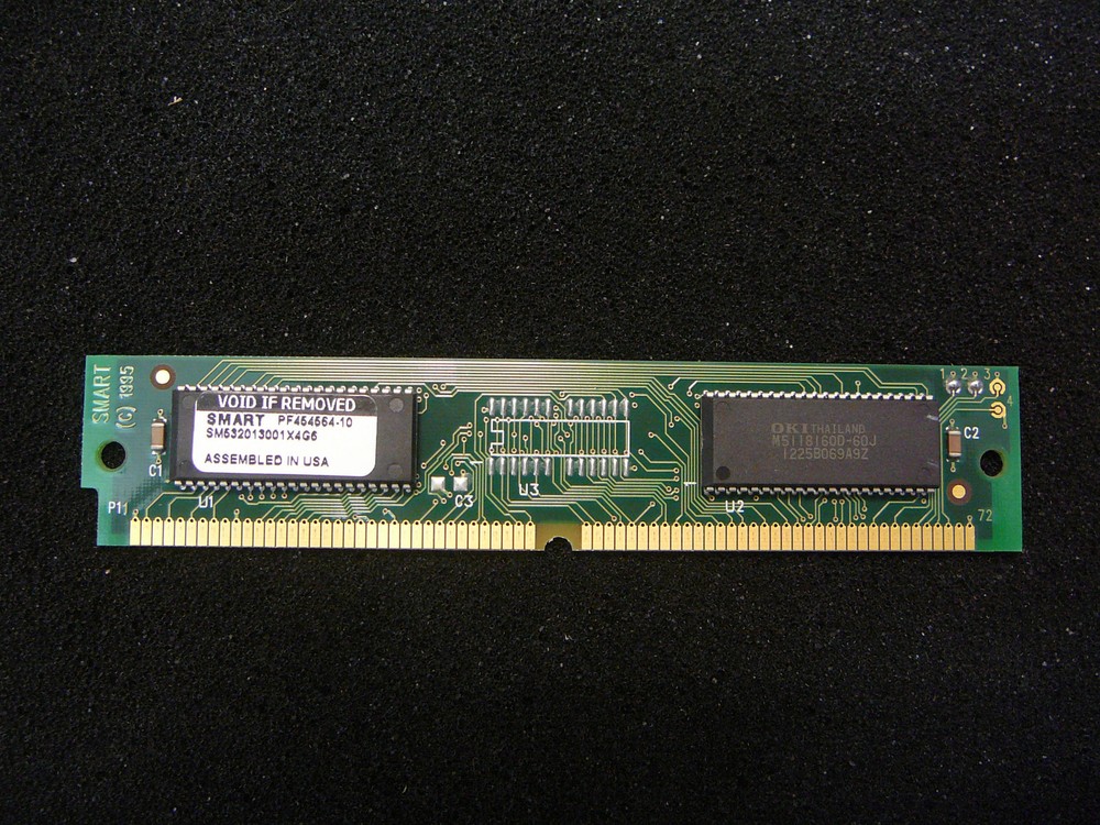 SMART 4MByte (1M X 32) DRAM Module 1M X 16 Based 72-Pin SIMM **NEW**
