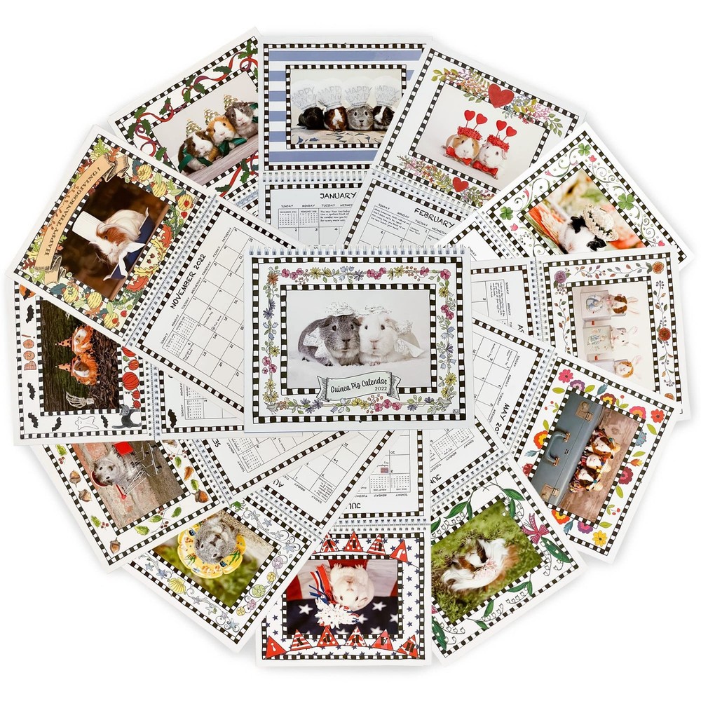 2022 Guinea Pig Calendar