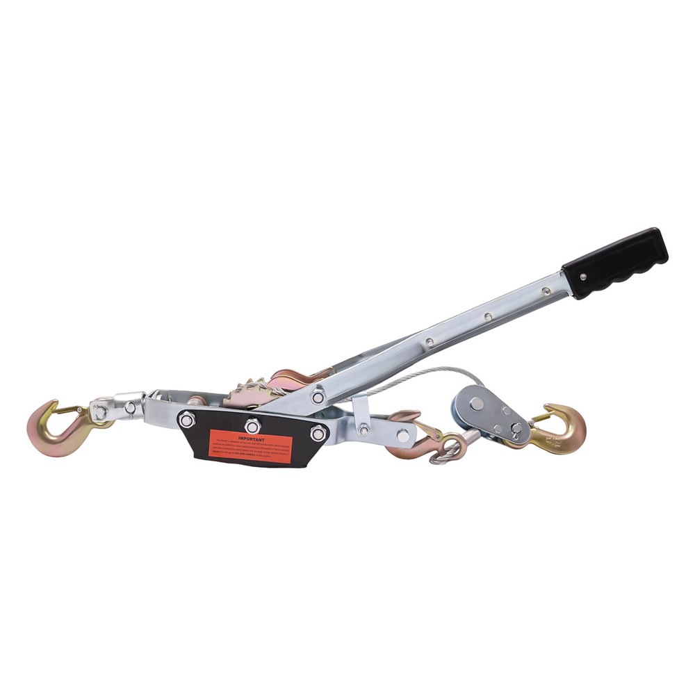5 Ton Hand Puller Heavy Duty Winch Pull Hoist Come Along Cable 3 Hooks 2 Gear