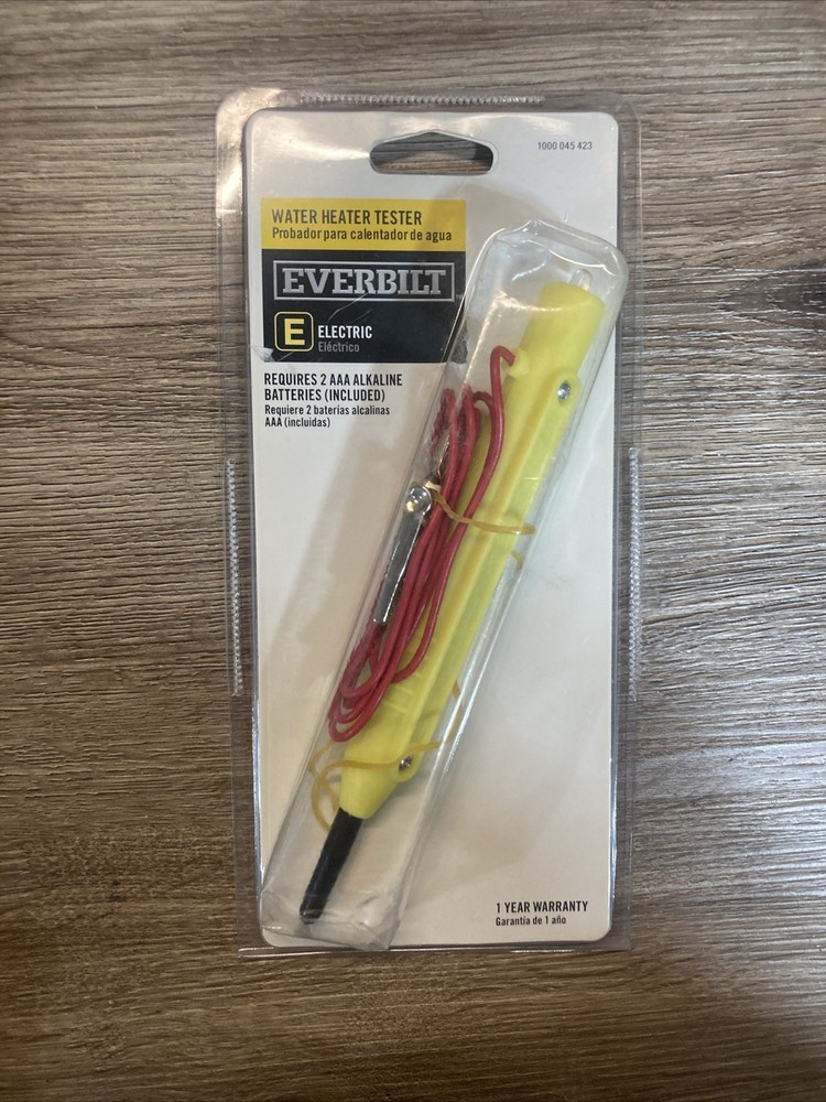 Everbilt Water Heater Continuity Tester See Notes
