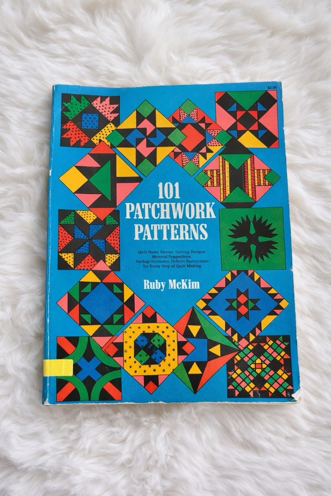 101 Patchwork Patterns Ruby McKim Quilting Book Dover Publications Paperback