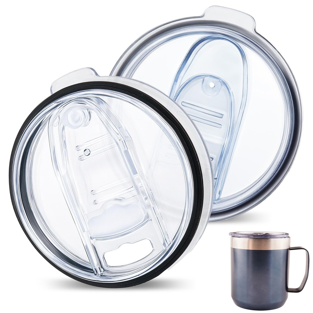 Replacement Lids Compatible with Stanley 12 oz & 24oz Camp Mug, 2Pa... Fast Ship