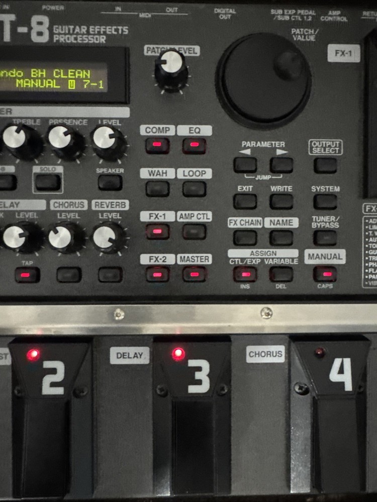 BOSS GT-8 Guitar Effects Processor Multi Guitar Effect Pedal