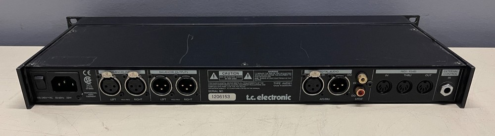 TC Electronic Wizard Series 48K Finalizer Studio Mastering Processor WIZ001