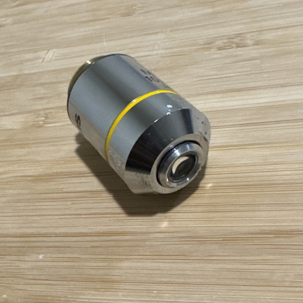 Olympus MPlan 10x / 0.25 Infi/- M Plan Microscope Objective Lens