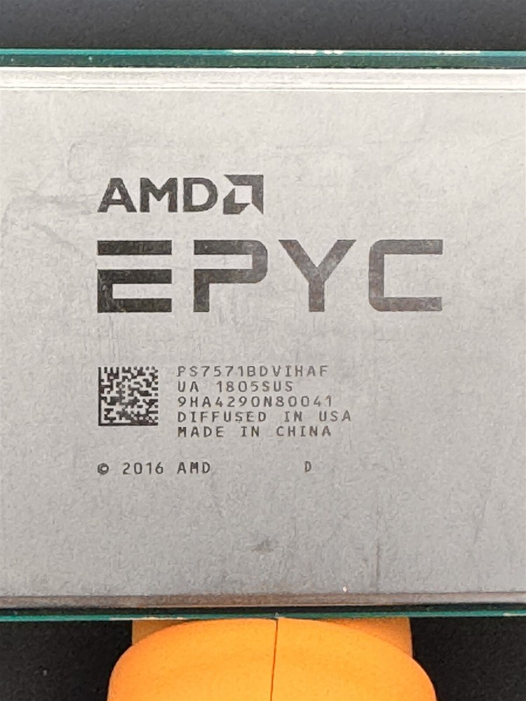 AMD EPYC 7571 32 CORE 64 THREAD 2.1GHz SP3 SOCKET 200W CPU PROCESSOR