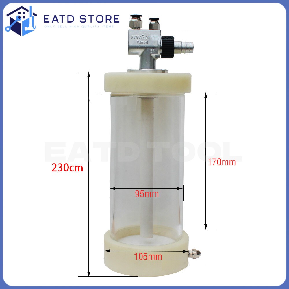 1 Pc Fluidization Hopper Cup 1L with IG02 Pump for Powder Coating Machine System