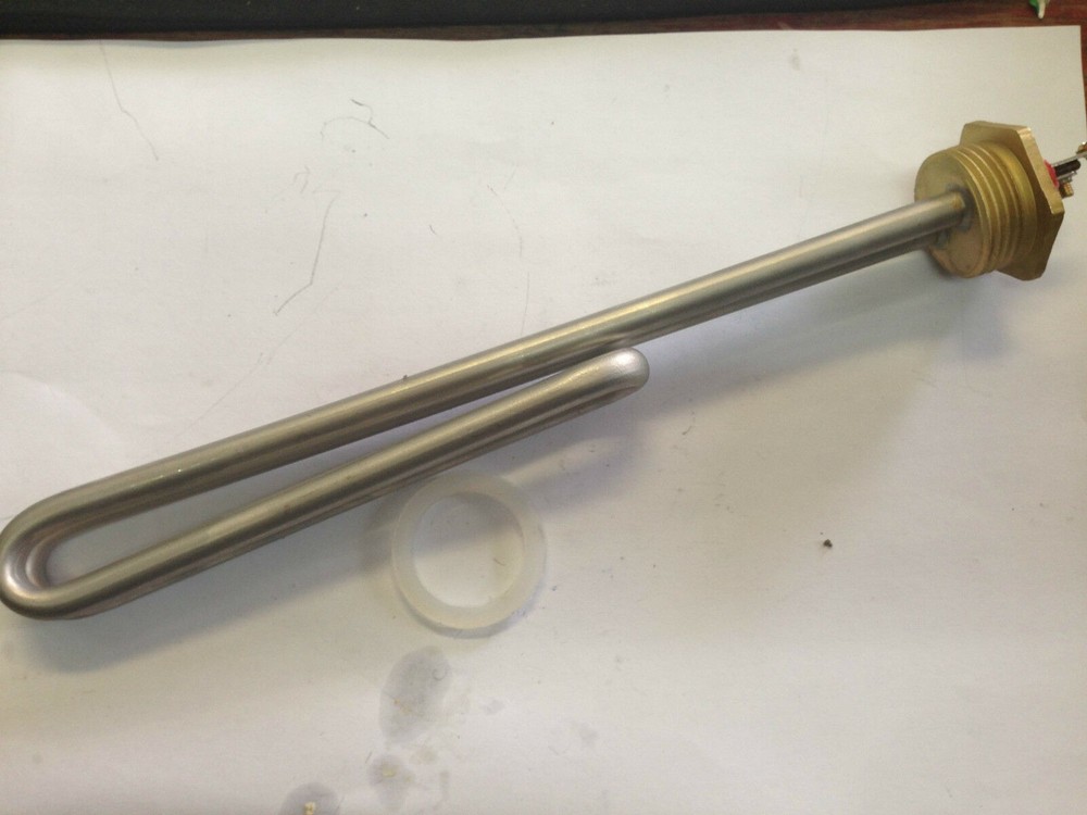 HIGH QUALITY 1" BSP ELEMENT 2400W 240V SUITS WATER HEATING BOILERS ETC 1329BL