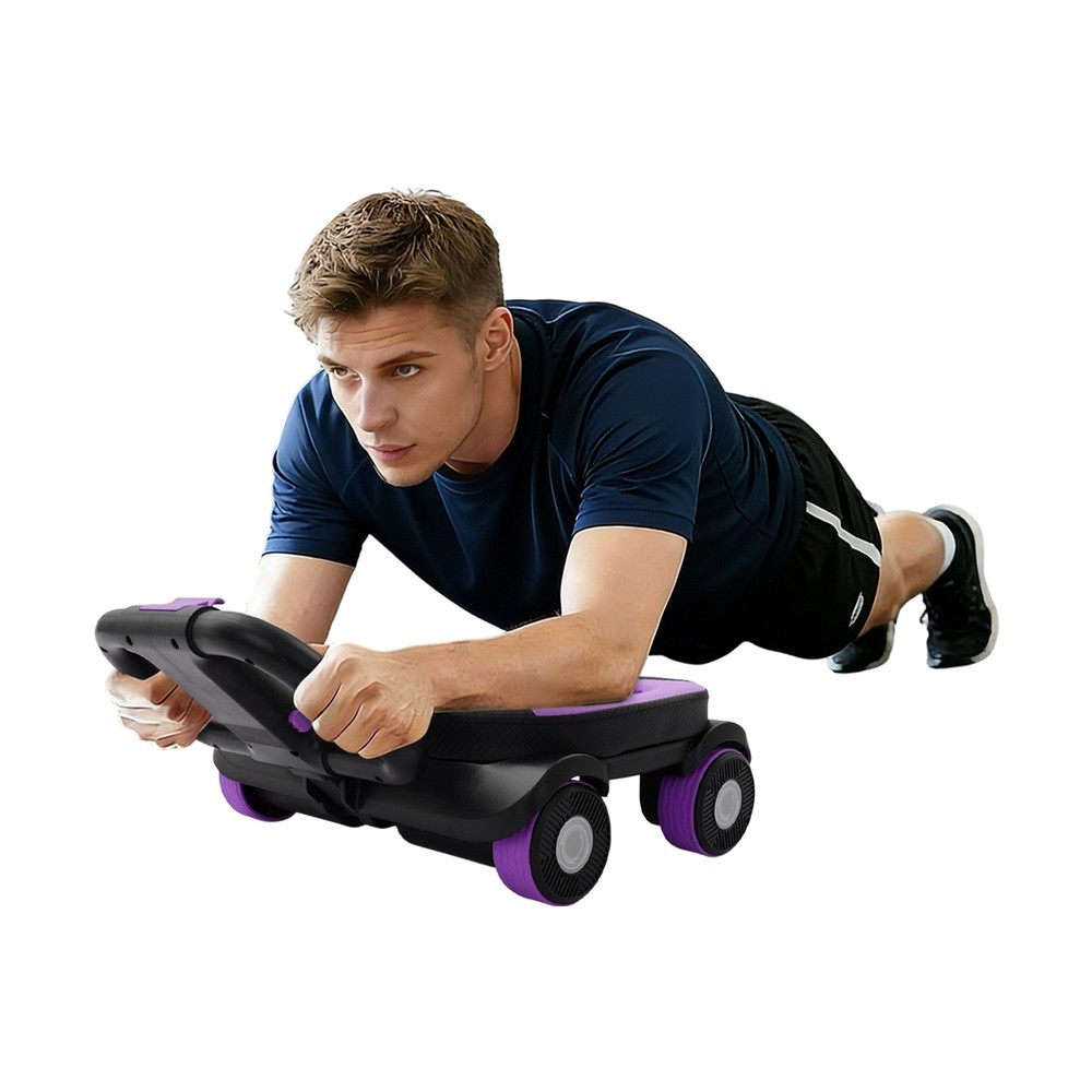 AB Roller Wheel Four-Wheel Elbow Support Abdominal Roller Abdominal Roller 150kg