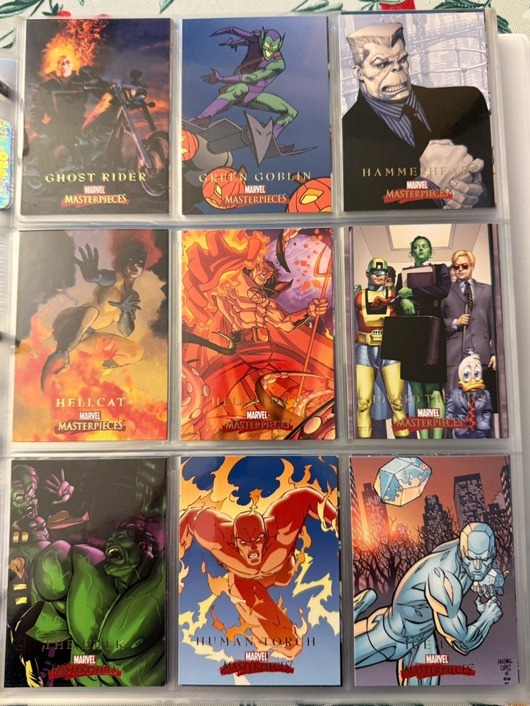 2008 MARVEL MASTERPIECES series 2 Complete Base Set 1-90 Skybox.