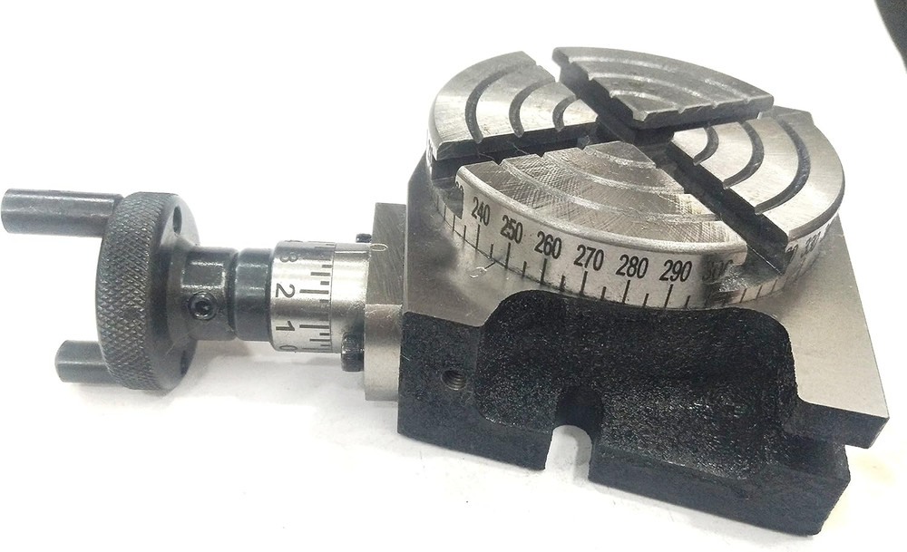 Precision 3" (75Mm) Mini Rotary Table | Horizontal & Vertical Milling Tool with