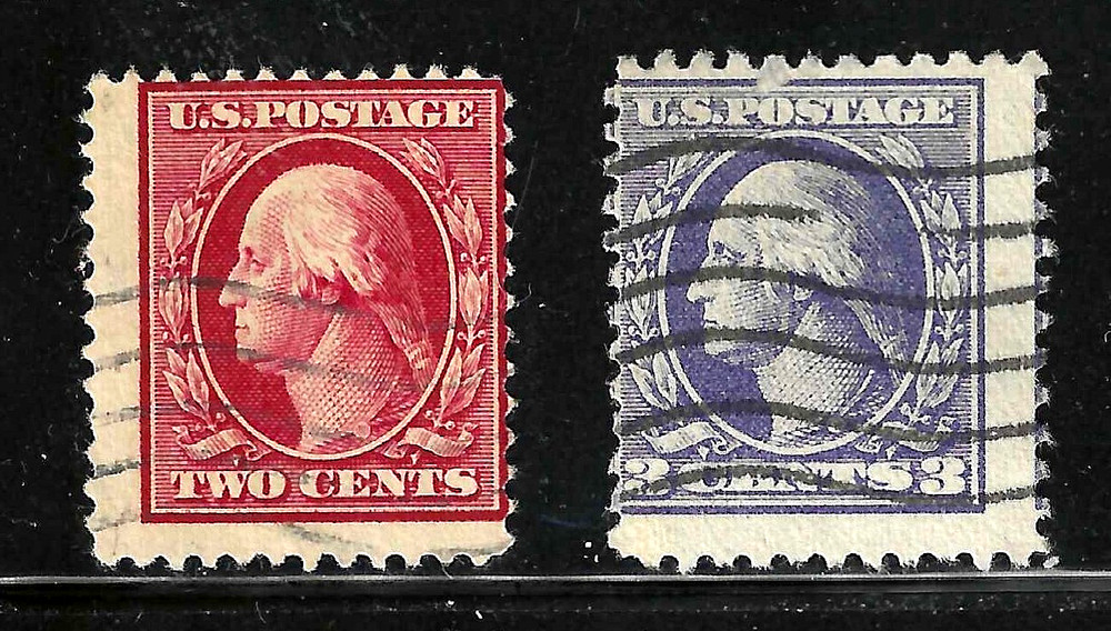 Collection Misperf Errors 2-3-5 Cent Washington Franklin 1908-1922 US29A51