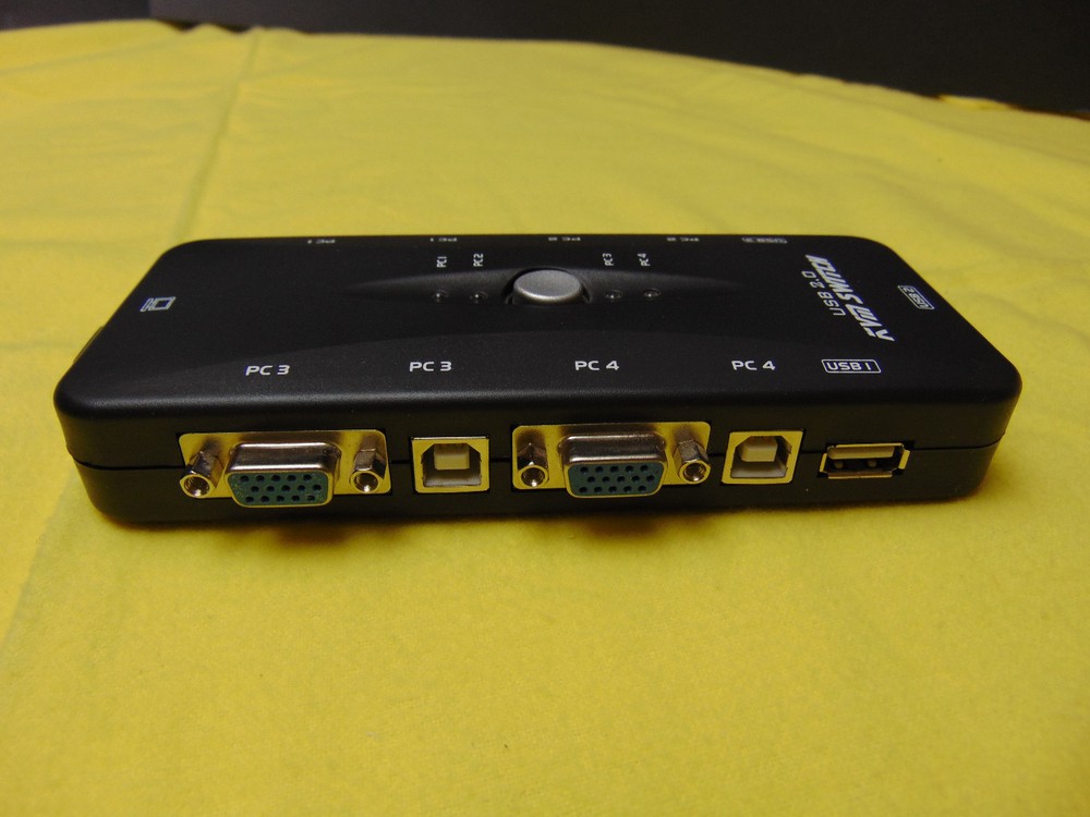 USB 2.0 4 Port KVM Switch