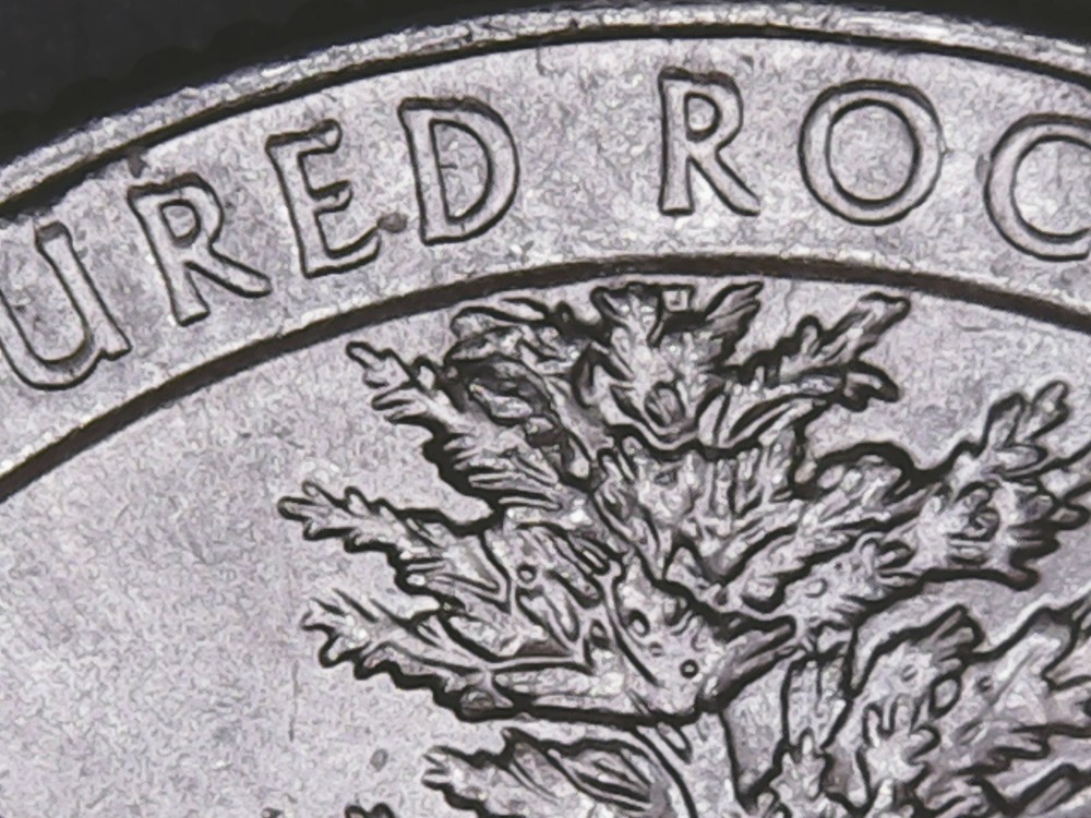 2018 p Pictured Rock ATB Quarter with Die Chips.