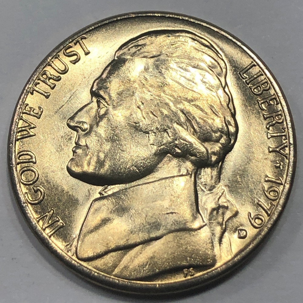 1979 P&D Set - Jefferson 5 cent - Uncirculated