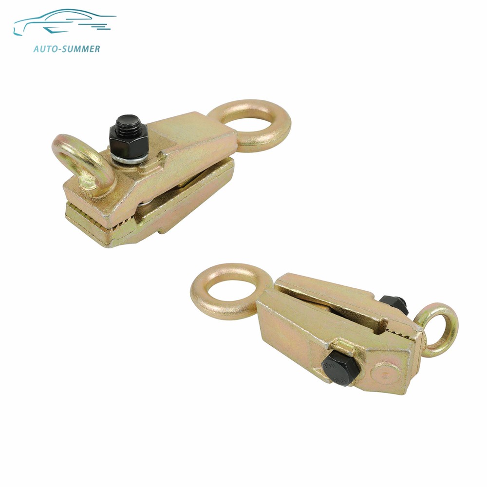 2PCS Auto Body Repair Tool 5 Ton 2 Way Pull Clamp Frame Puller Self-tightening